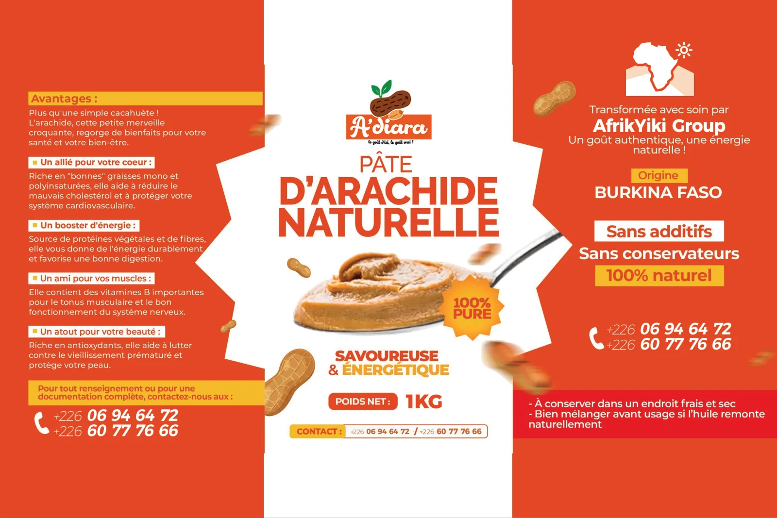 A'diara · Afrik Yiki Group · L'étiquette