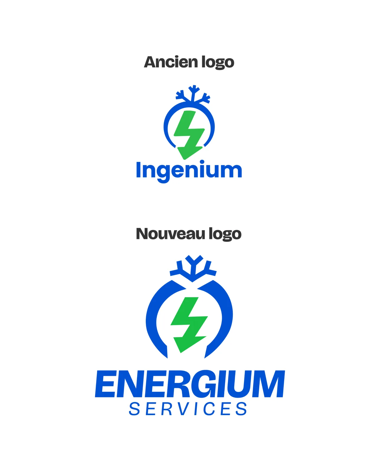 Energium Services · Avant → après
