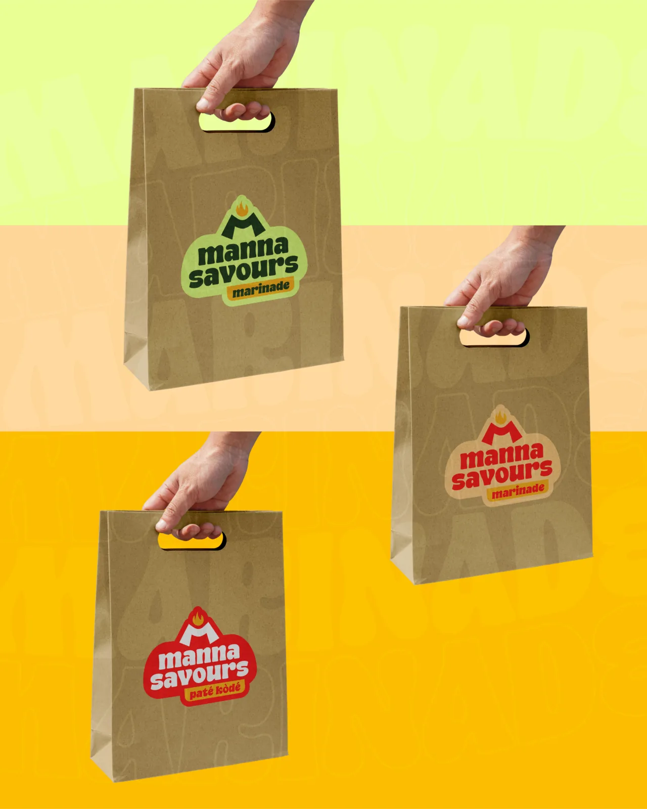 Manna Savours · Sacs kraft