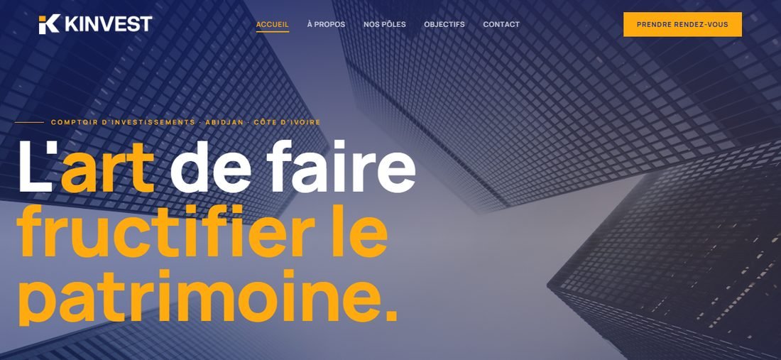 Le site Kolax Investment